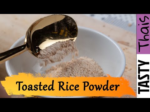 Toasted Rice Powder Recipe - Homemade Aromatic Roasted Rice Powder