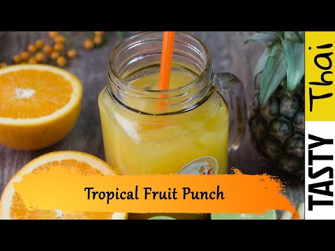 Tropical Fruit Punch for Juicer - Easy Fresh Fruit Tropical Punch that&#039;s Not Just for Summer!