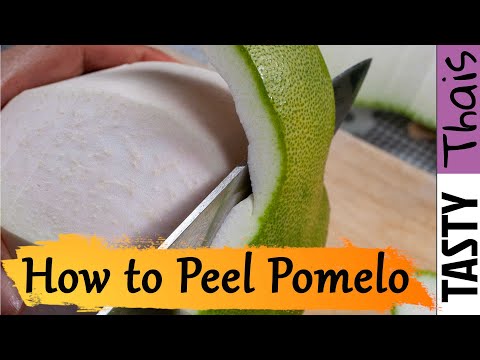 How to Peel a Pomelo - 3 Methods Explored plus Decorative Carving