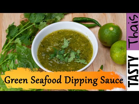 Thai Seafood Dipping Sauce (Herbal Chilli Green Sauce)