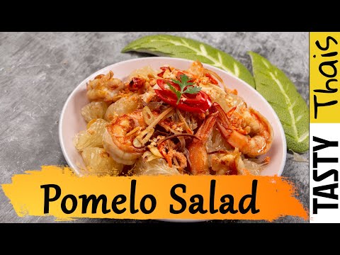 Pomelo Salad - Thai Grapefruit Salad - Yum Som O