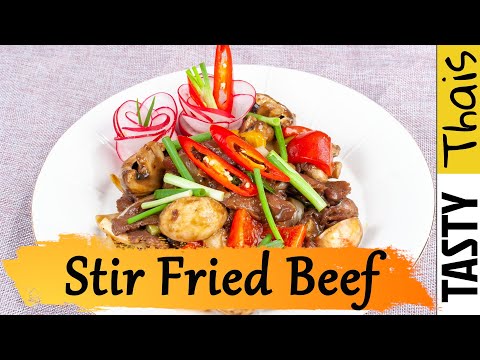 Stir Fried Beef with Oyster Sauce - Authentic Thai recipe That's Better than Take Out