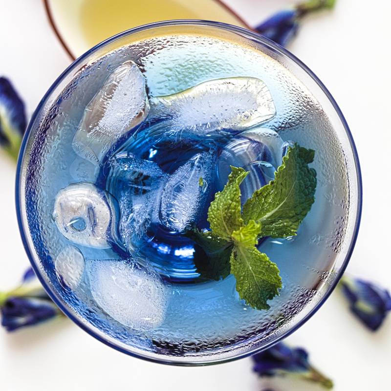 Butterfly Pea Flower Tea Mocktail