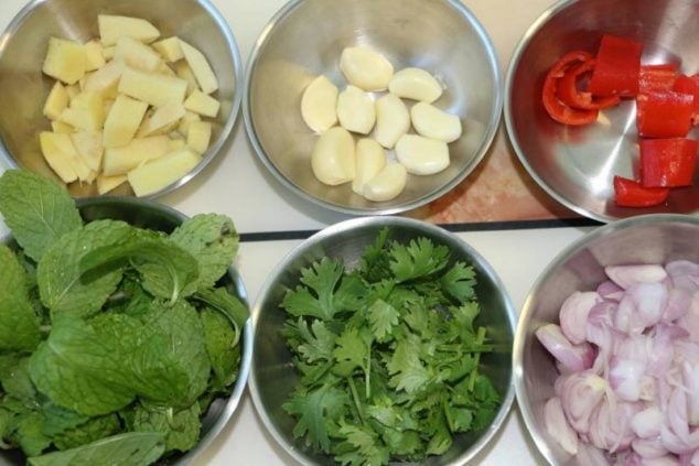 Image of Ingredients for Khao Mok Gai