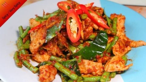 Dry outlet thai curry