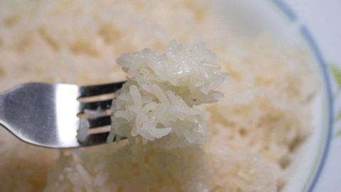 Photo of Traditionally cooked sticky rice