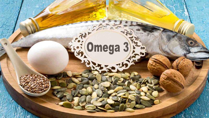 Photo of Mackerel walnuts, egg, seeds for Omega 3