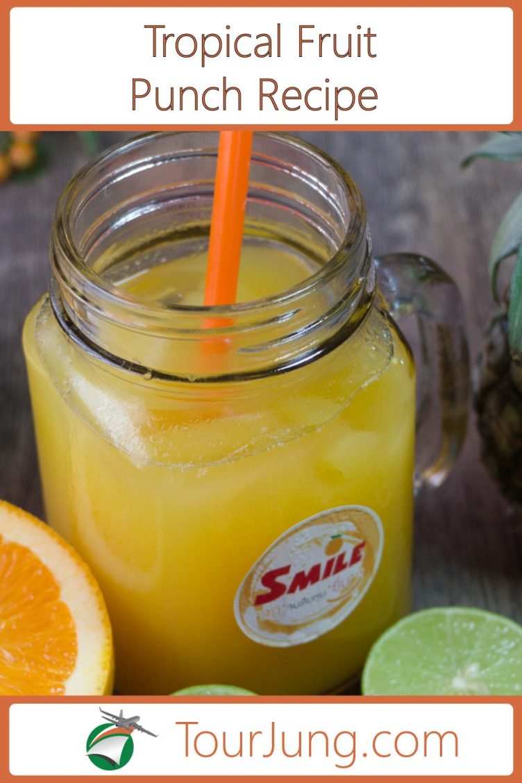 Delightful Tropical Fruit Punch Recipe/Fruit Juice Recipe