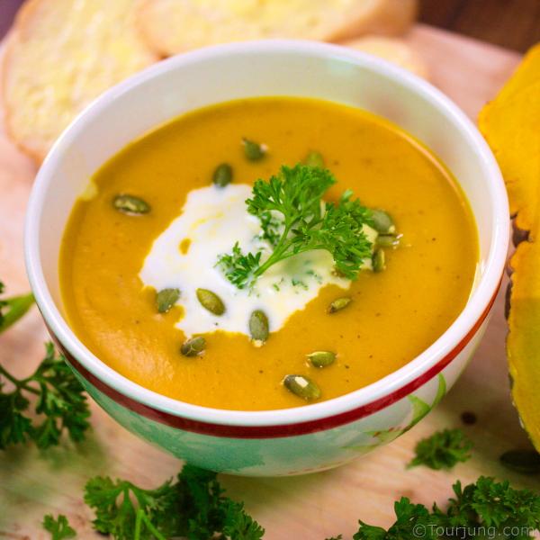 Thai Style Spicy Pumpkin Soup Recipe photo of Thai Style Spicy Pumpkin Soup