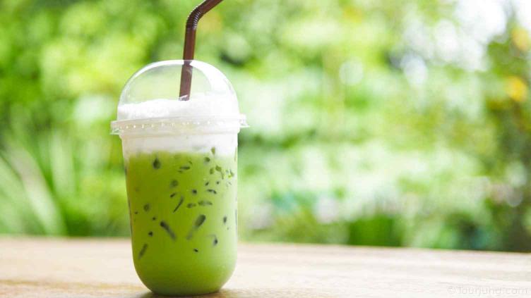 How To Make Iced Green Tea Latte - Best Thai Green Tea Latte