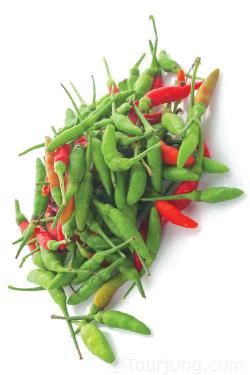 Hot Chili Peppers & Suitable Substitutions Photo of Thai Bird's Eye Chili Peppers