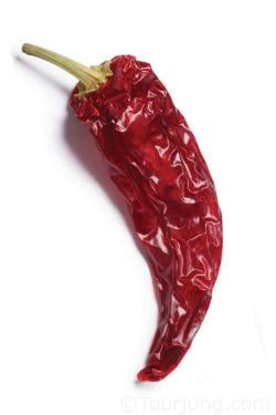Moderately Hot Chili Peppers & Suitable Substitutions photo of a dried Hungarian Wax pepper