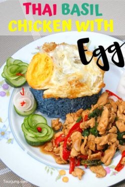 photo of Thai Basil Chicken with Yummy Fried Egg