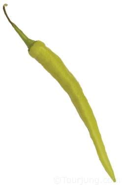 Mild Chili Peppers & Suitable Substitutions Photo of the Thai Prik Num Chili pepper
