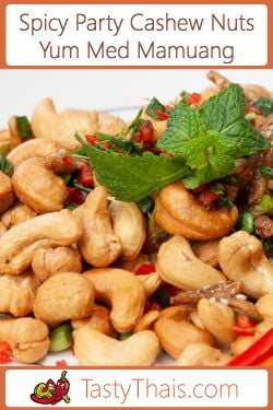 photo of spicy Thai cashew snack mix