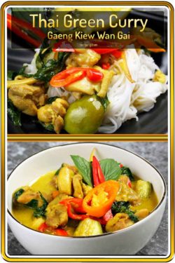 photo of Thai Green Curry with Chicken - Gaeng Kiew Wan Gai