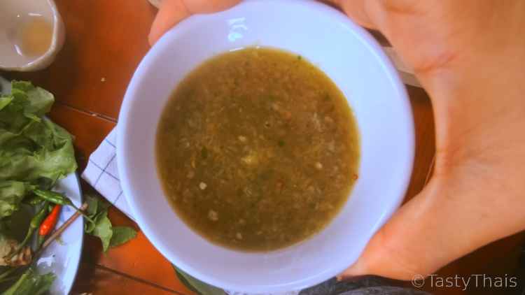 molho tailandês picante para rolinhos primavera frescos