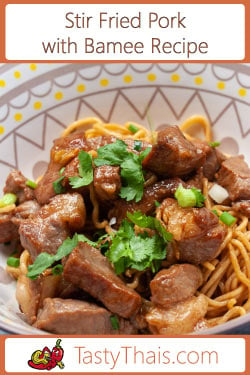 navigation image for stir fried pork with egg noodles