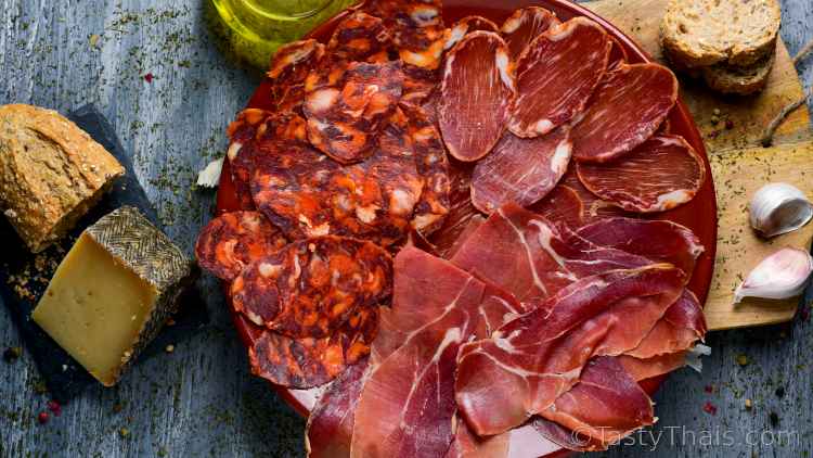 photo of cured meats as a food item to consider if you have to self-isolate during the coronavirus pandemic