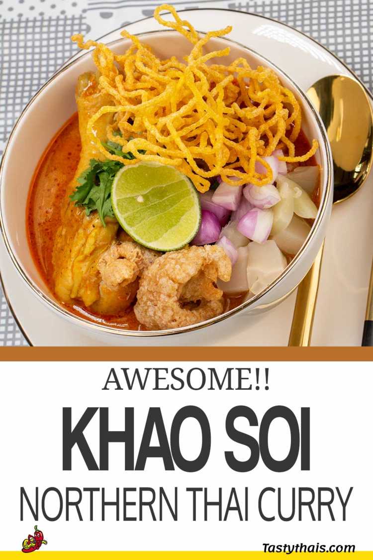 Khao Soi Recipe - A Delicious, Creamy & Filling Curry from Northern Thailand Khao Soi is an amazing Thai curry originating in Chiang Mai