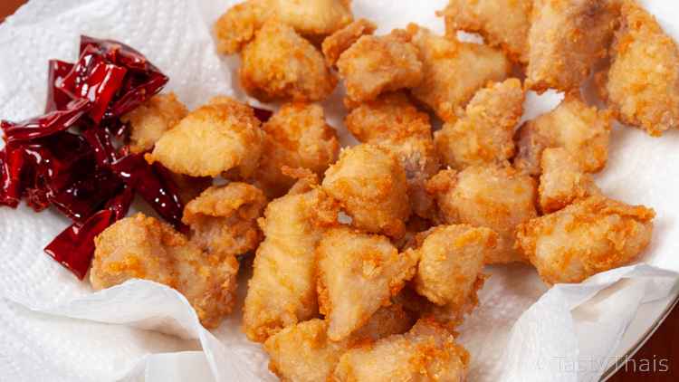 Best Thai Chicken Cashew Nut Stir Fry Crisp up the chicken by flouring and frying before the stir fry proper