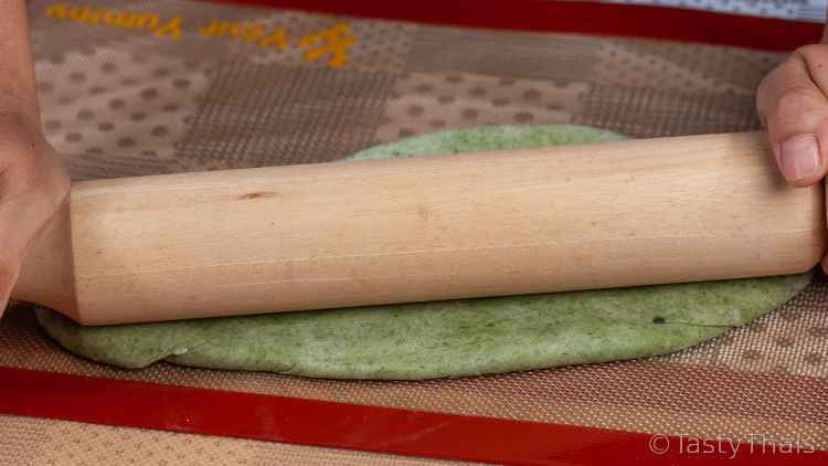 A rolling pin is fine for rolling - you get a bit of a workout too