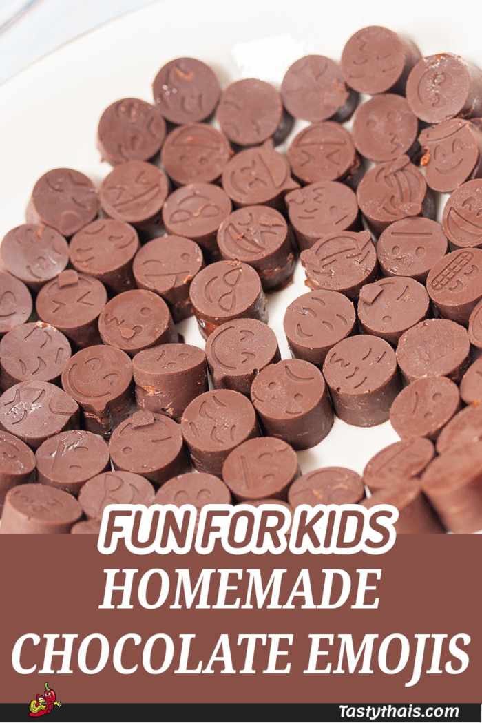 Great chocolate emoji truffle type chocolates made at home