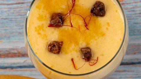 5 Minute Mango Lassi - Thai Mango & Coconut Yogurt Smoothie Awesome Thai Mango Lassi Made with Coconut Milk