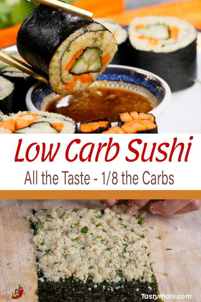 low Car Sushi One Eith the carbs of regular sushi