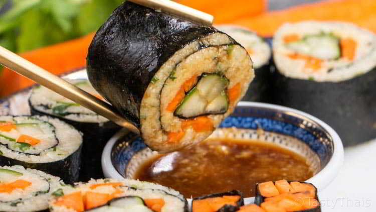 Fordul regionális Kontinens sushi rolls without rice Sarkvidéki