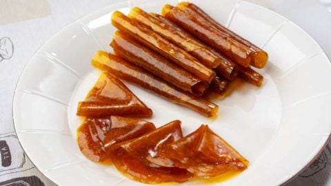 Homemade Mango Fruit Roll Ups - Healthy Thai Fruit Leather Recipe Mango fruit roll ups for kids and grown ups