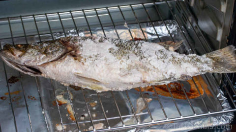 Baking Salt Crusted Fish in the Oven
