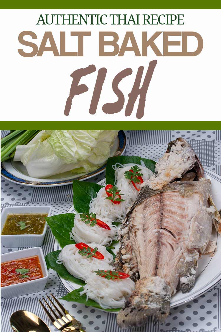 Salt Baked Fish - Thai Salt Crusted Fish - BBQ or Oven Thai Salt Baked Fish
