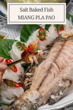 Thai Style Salt Baked Fish