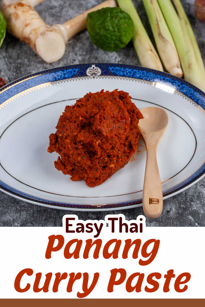 Easy Thai Panang Curry Paste Pin