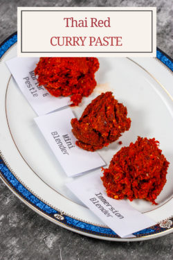 Thai Red Curry Paste 3 Methods Compared