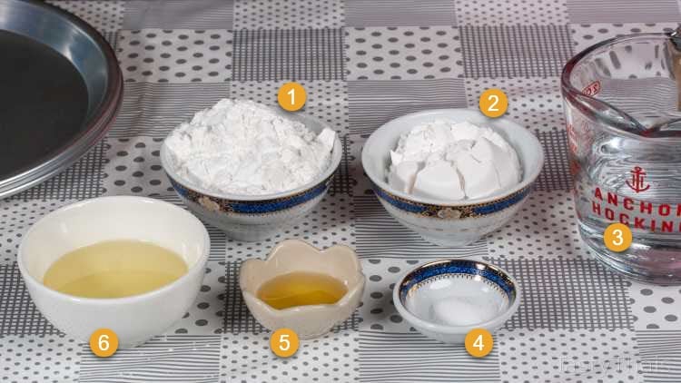Homemade Flat Wide Rice Noodles for Stir Fry - Thai Sen Yai Flat Homemade Wide Rice noodles Ingredients