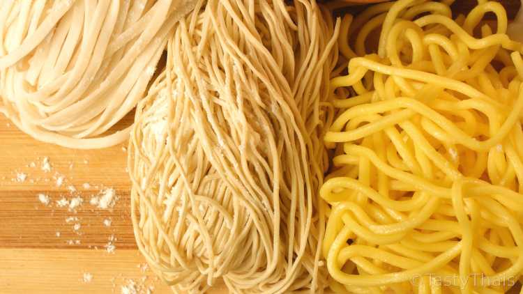 Thai Drunken Noodles Recipe - Pad Kee Mao Seafood Various Noodles - Any will do for Pad Kee Mao